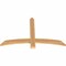 Ekena Millwork Bellingham Timber Gable Bracket, Western Red Cedar, 48"W x 30"H x 1 1/2"D x 3 1/2"F, 15/12 Pitch GBW048X30X0204BEL00SWR - alternate 5